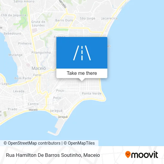 Rua Hamilton De Barros Soutinho map