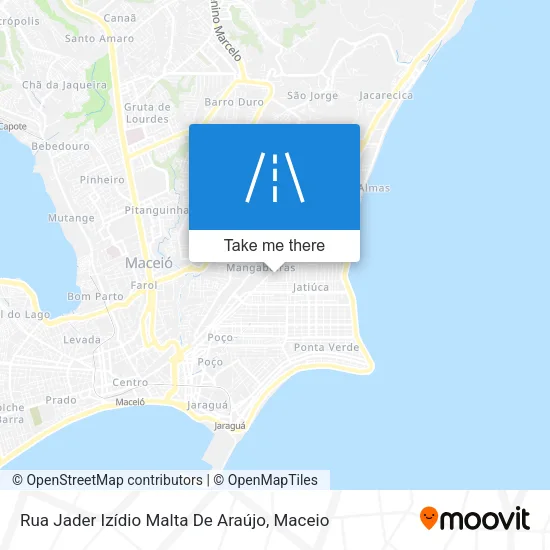 Rua Jader Izídio Malta De Araújo map