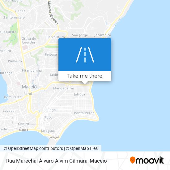 Mapa Rua Marechal Álvaro Alvim Câmara