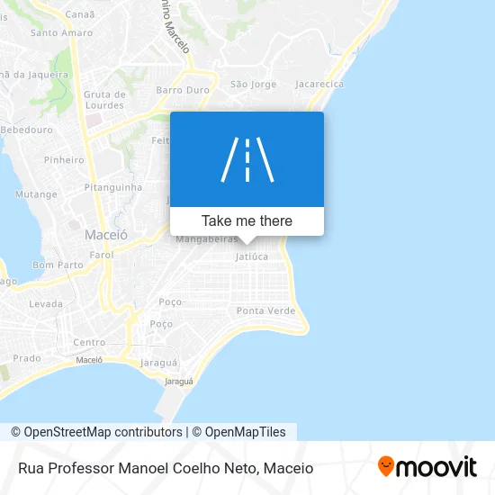 Rua Professor Manoel Coelho Neto map