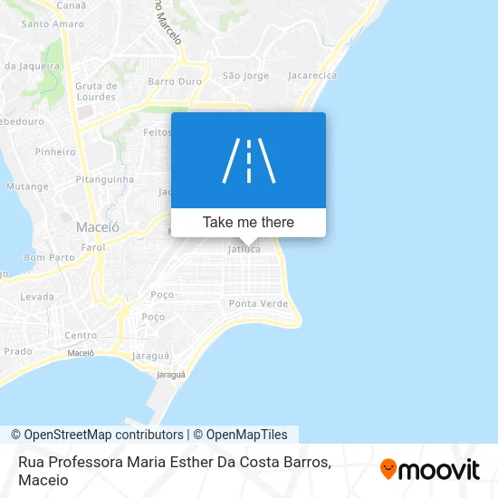 Rua Professora Maria Esther Da Costa Barros map