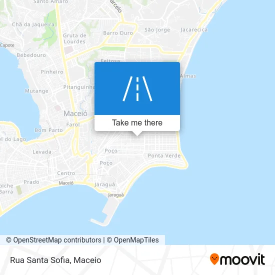 Rua Santa Sofia map