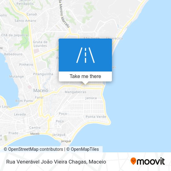 Rua Venerável João Vieira Chagas map