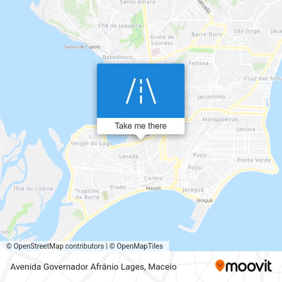 Avenida Governador Afrânio Lages map
