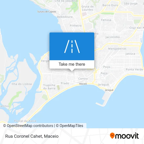 Rua Coronel Cahet map