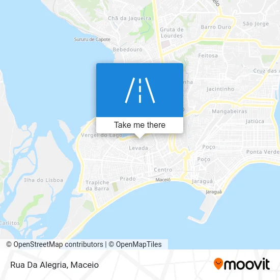 Rua Da Alegria map