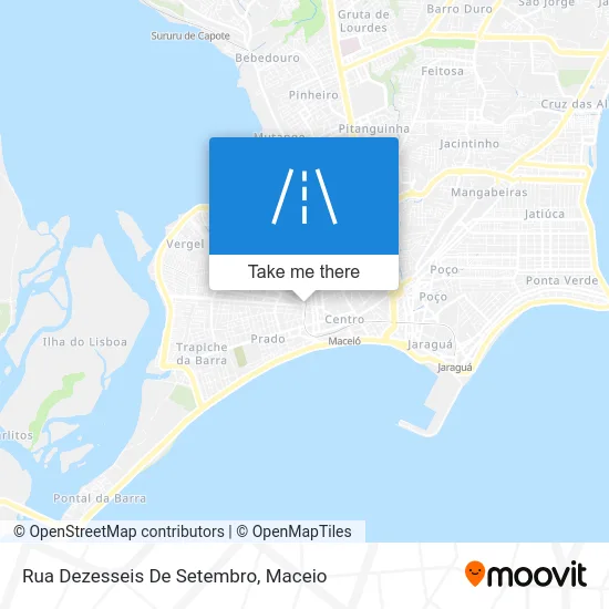 Rua Dezesseis De Setembro map