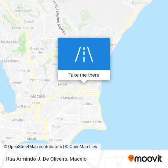 Rua Armindo J. De Oliveira map