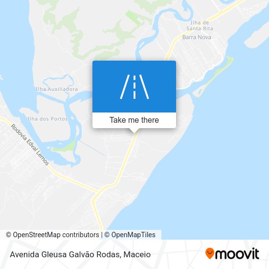 Avenida Gleusa Galvão Rodas map