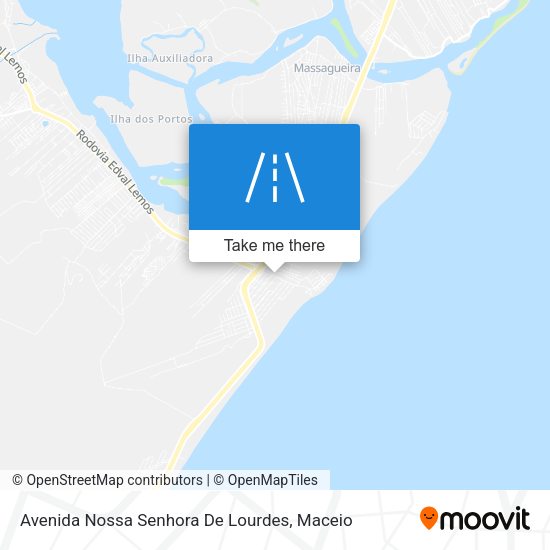Avenida Nossa Senhora De Lourdes map