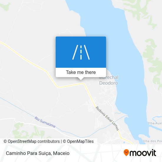 Caminho Para Suiça map