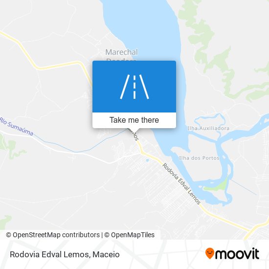 Rodovia Edval Lemos map