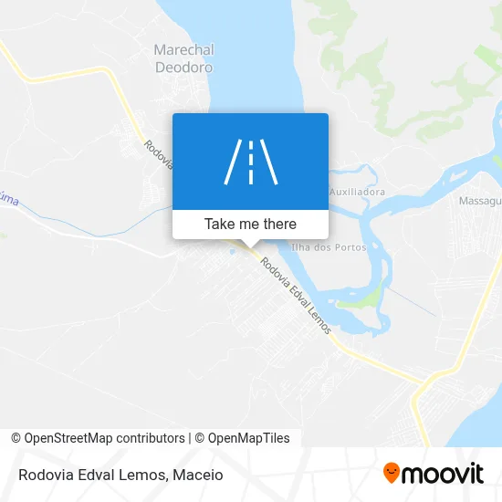 Rodovia Edval Lemos map