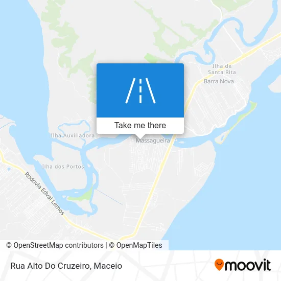 Rua Alto Do Cruzeiro map