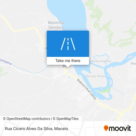 Rua Cícero Alves Da Silva map