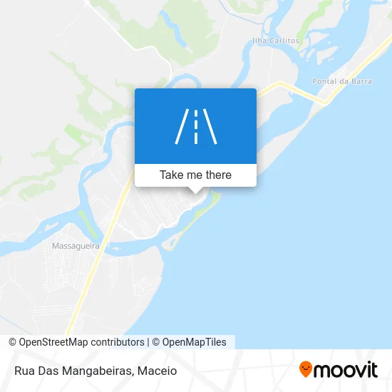 Rua Das Mangabeiras map