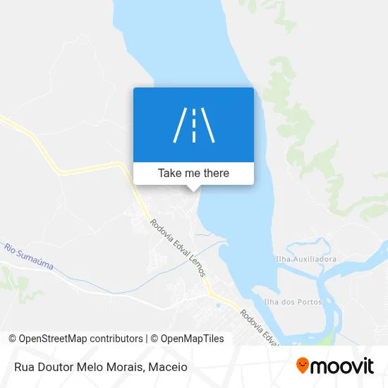 Rua Doutor Melo Morais map