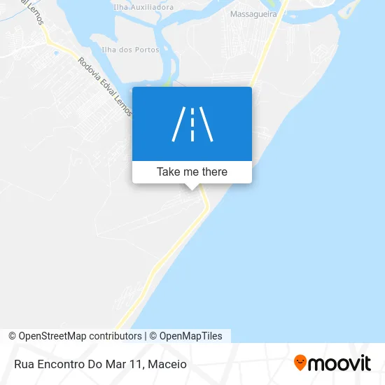 Rua Encontro Do Mar 11 map