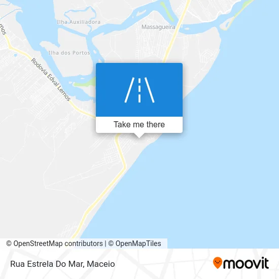 Rua Estrela Do Mar map
