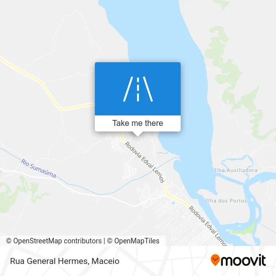 Rua General Hermes map