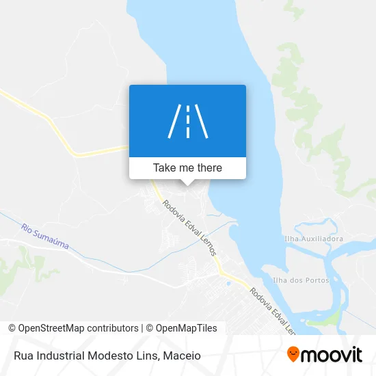 Rua Industrial Modesto Lins map