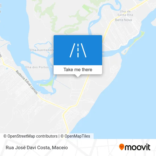 Rua José Davi Costa map