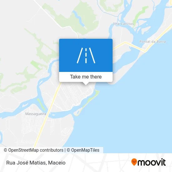 Rua José Matias map