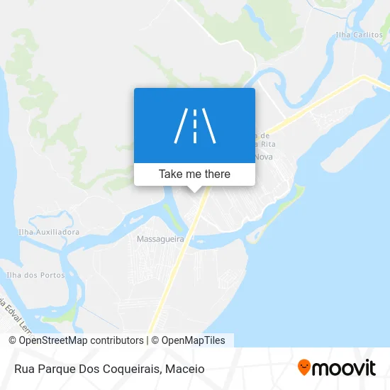 Rua Parque Dos Coqueirais map