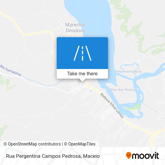 Rua Pergentina Campos Pedrosa map