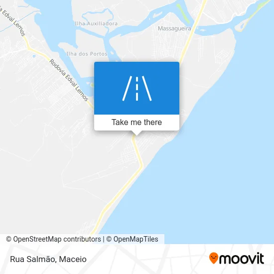 Rua Salmão map