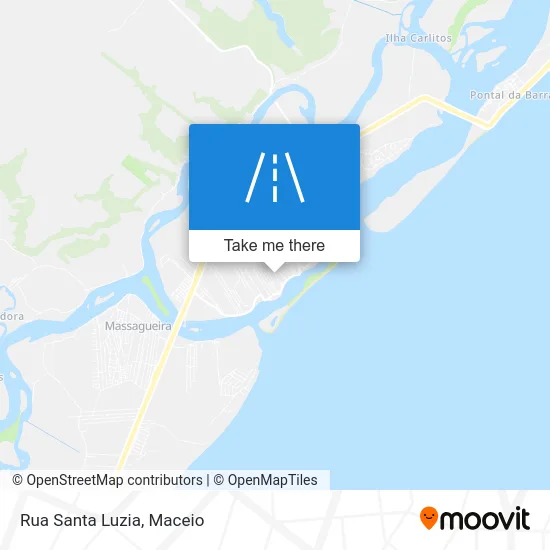 Rua Santa Luzia map