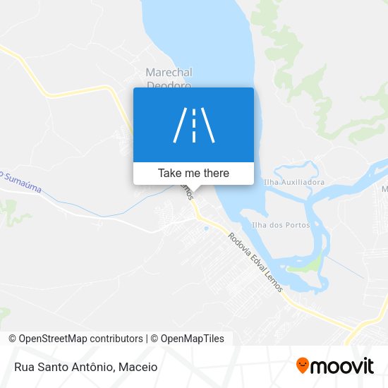 Rua Santo Antônio map