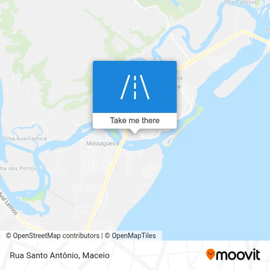 Rua Santo Antônio map