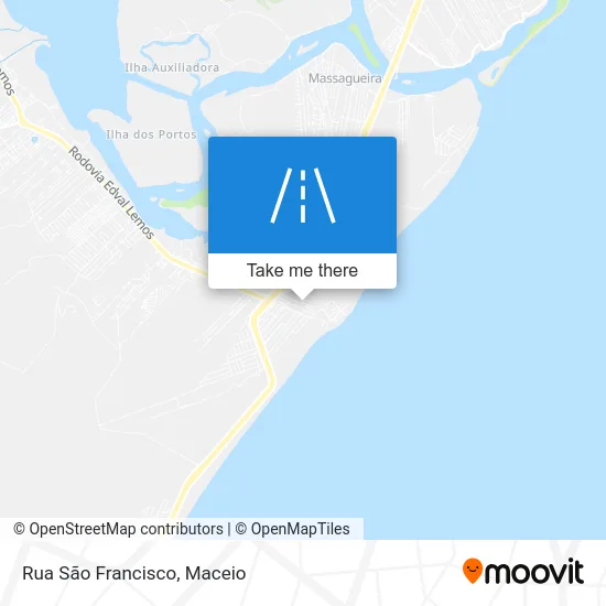 Rua São Francisco map