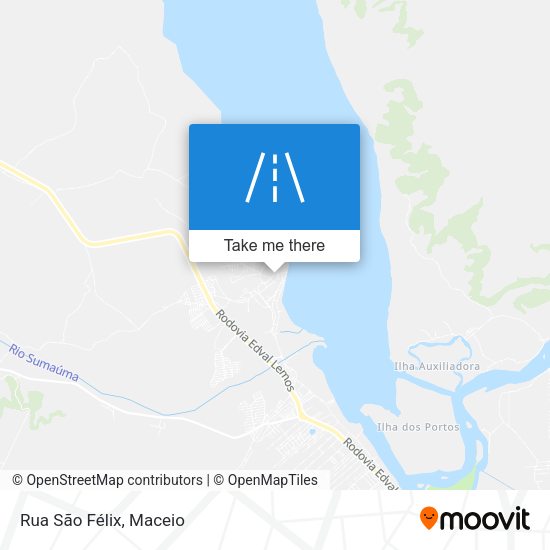 Rua São Félix map