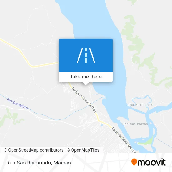 Rua São Raimundo map