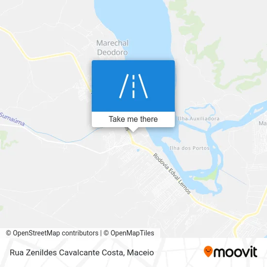 Rua Zenildes Cavalcante Costa map