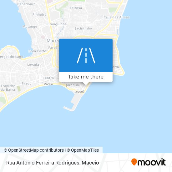 Rua Antônio Ferreira Rodrigues map