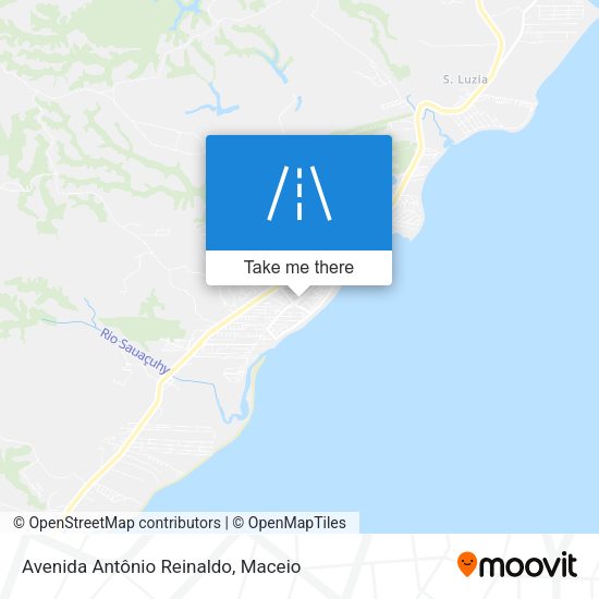 Avenida Antônio Reinaldo map