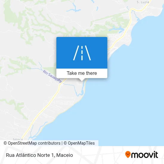 Rua Atlântico Norte 1 map