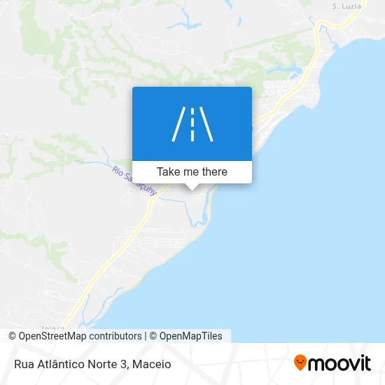 Rua Atlântico Norte 3 map