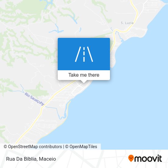 Rua Da Bíblia map