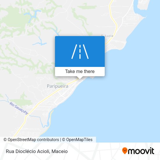 Rua Dioclécio Acioli map