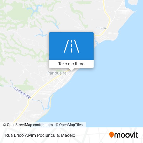 Rua Erico Alvim Pociúncula map