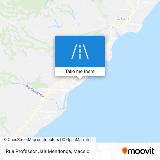 Rua Professor Jair Mendonça map