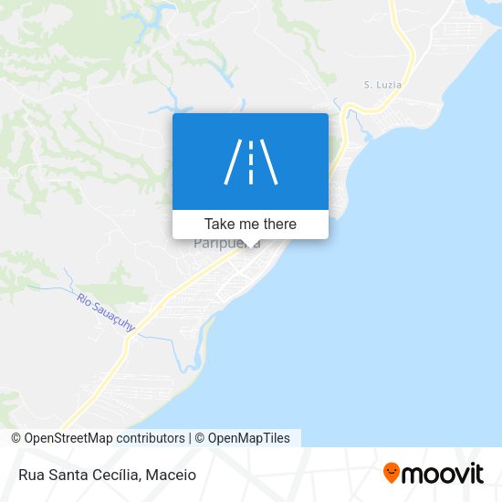 Rua Santa Cecília map