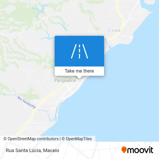 Rua Santa Lúcia map