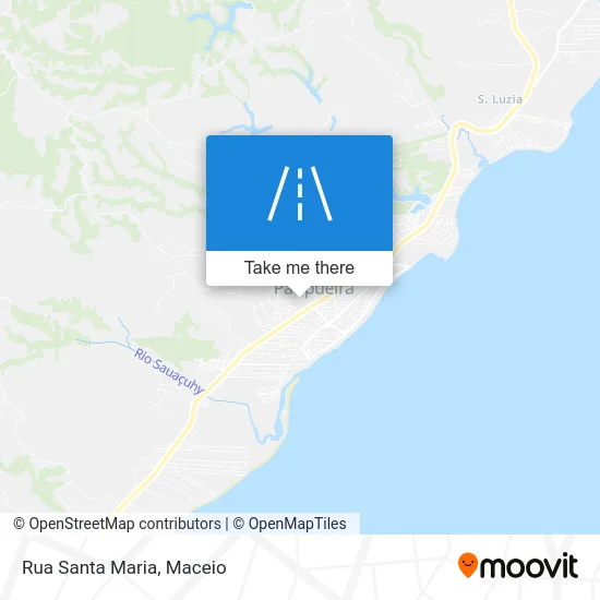 Rua Santa Maria map