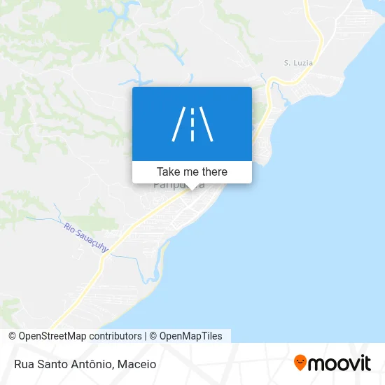 Rua Santo Antônio map