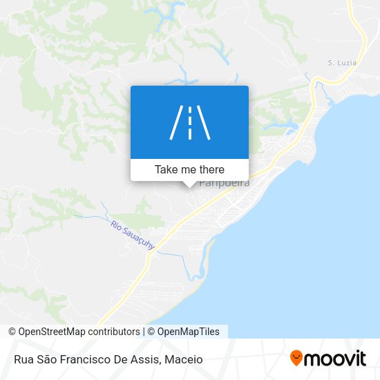 Rua São Francisco De Assis map